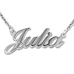 Colar de Prata 925 Com Nome Personalizado